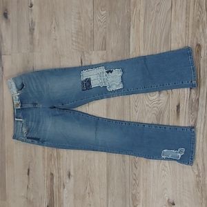 Sundance Patch Work Jeans Magnolia Fit Size 28